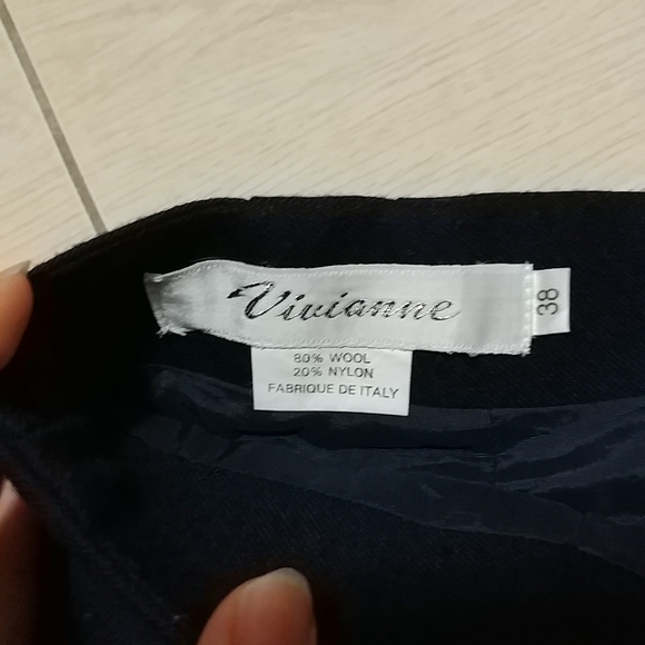 Vintage Wool Made in Italy Skirt - Picture 2 of 4